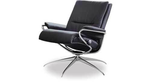 Stressless® Tokyo Leather Recliner - Low Back/Star Base Stressless® Tokyo Leather Recliner - Low Back/Star Base